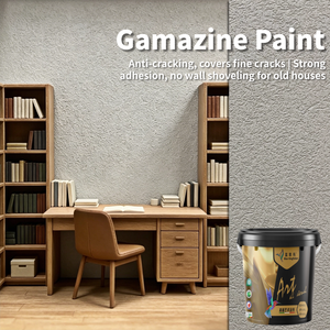 Pintura de Gamazine de Piedra de Lujo Blue Kingfisher, Revestimiento de Pared Texturizado, Acabado Decorativo Interior y Exterior para Iglesias y Capillas - Product Image 2