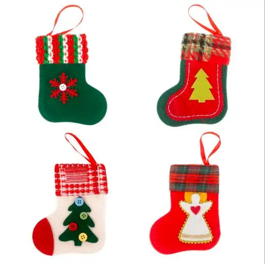 Nuove decorazioni natalizie calze natalizie simpatici ornamenti natalizi