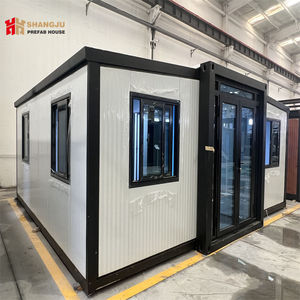 Rumah kayu kabin bergerak taman kecil dengan roda untuk gedung kantor dengan peralatan rumah - Product Image 2