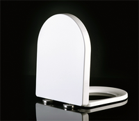 WC intelligent automatique haut de gamme blanc allongé à poser au sol en céramique avec siège chauffant et chasse d'eau cyclonique pour hôtel