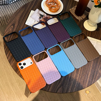 Étui de téléphone en TPU souple à motif tissé pour la dissipation thermique pour iPhone 18 Pro Max 17 Pro 16