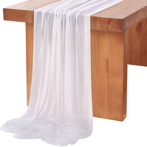Nappe <span class=keywords><strong>de</strong></span> <span class=keywords><strong>table</strong></span> en <span class=keywords><strong>mousseline</strong></span> <span class=keywords><strong>de</strong></span> <span class=keywords><strong>soie</strong></span> grise transparente, style européen et américain, pour décoration <span class=keywords><strong>de</strong></span> mariage et <span class=keywords><strong>de</strong></span> fête - Product Image 4