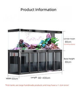 Industrial Style Smart Bottom Filter Arowana Aquarium, Large Ecological No Water Change Home <strong>Fish</strong> <strong>Tank</strong> - Product Image 6