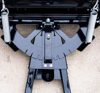 Système de charrue à neige universel pour VTT Eagle Talon, charrue complète en boîte, 50-60 pouces, en acier, installation rapide pour le déneigement