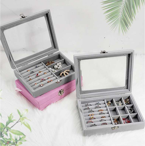Factory Cheap Price High Quality Small Kraft Custom LOGO Jewelry Boxes With Logo Drawer