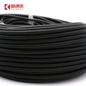 Tuyau flexible en PVC ondulé noir Kuailvle 100m, conduit de protection pour câbles électriques, usage général - Product Image 3