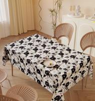 Nappes de table professionnelles imprimées de haute qualité en PVC non tissé et mélange de polyester, écologiques, personnalisables, réutilisables, durables, à motifs floraux