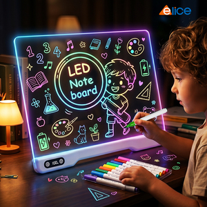 High Demand RGB Light Up Message Board Decorative Light Home Bedroom Decor Factory Direct Sale LED Drawing Board
