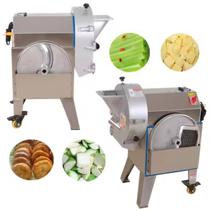 Mini máquina automática para cortar verduras para el hogar, máquina para cortar limones, plátanos y verduras, máquina comercial para cortar verduras - Product Image 4