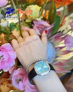 Ti2fany Montre Classique à Bracelet Acier Diamanté, Style Affaires de Luxe, Mouvement Ronda, Vente Chaude, Direct Tiffaning - Product Image 4