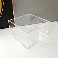 Boîtes en acrylique haute transparence, aquariums, présentoirs alimentaires, modèles, housses anti-poussière et matériaux en feuilles sur mesure