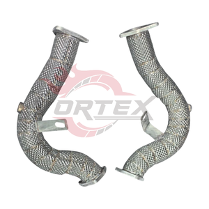 Tuberías de Escape de Acero Inoxidable Vortex para Audi S5 B8 3.0T 2009-2015, Catalizador Deportivo de Alto Flujo, Protección Térmica, Acero Pulido Espejo de 1.5 mm - Product Image 3