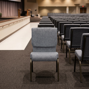 Commercial Furniture General Use Fabric Material Stackable Theater Church <strong>Chairs</strong> - Product Image 1