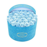 Boîte-cadeau de vraies fleurs de Rose fraîches conservées pour la saint-valentin, anniversaire, fête des mères, roses éternelles