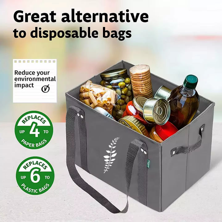 ASDS-Reusable Grocery Bags, Collapsible Reusable S... - Grandado