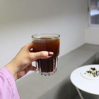 Verre à eau Premium, 1 pièce, Design nordique, pour café, hôtel et Restaurant