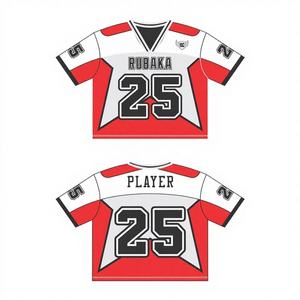 Venta al por Mayor de Camisetas de Fútbol Personalizadas de Alta Calidad, Transpirables, de Malla, Cuello Redondo, 100% Poliéster, Unisex, para Adultos, con Números de Equipo Personalizados - Product Image 1