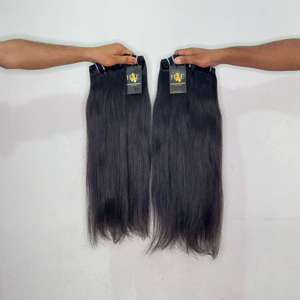 Mèches de cheveux humains indiens Mink, Fournisseurs de cheveux humains bruts non traités, Fournisseurs de cheveux humains bruts bouclés et ondulés - Product Image 2