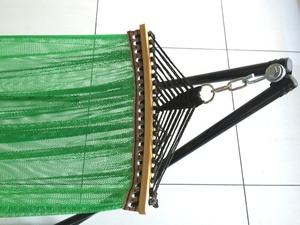 <span class=keywords><strong>Hamaca</strong></span> Doble para Acampar con Soporte Portátil, <span class=keywords><strong>Hamaca</strong></span> Individual Resistente con Soporte de Acero que Ahorra Espacio - Product Image 5