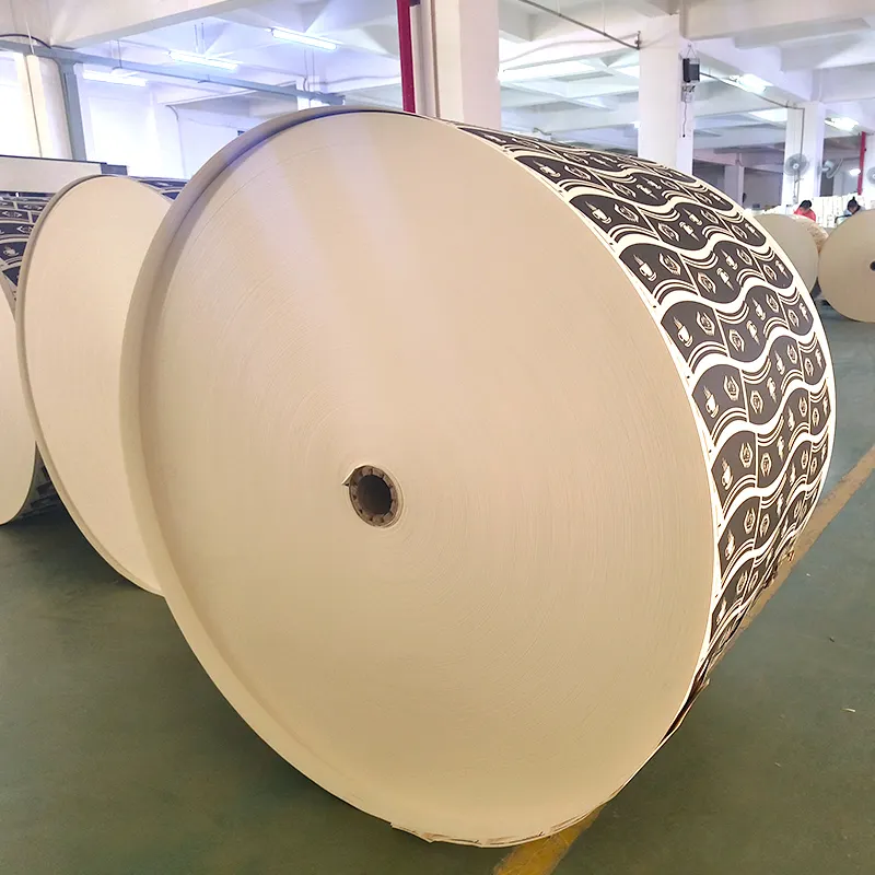 Stock de rouleaux de gobelet en papier matière première fabriqué en chine rouleau de gobelet en papier enduit pe à bas prix