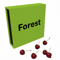 Boîte cadeau rigide de luxe personnalisée avec logo pour produits agricoles sucrés, emballage de fruits, boîte rigide, emballage de fraises