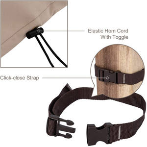 Waterproof and Dustproof 600D Oxford Cloth Furniture Cover Patio Sofa and <b>Bench</b> Cover for <b>Garden</b> Use for Chair and <b>Table</b> - Product Image 4