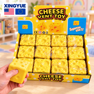 XINGYUE Zucker-Spielzeug Halloween Großes Langsam Aufsteigendes Juguetes Sensoriales Antiestré<span class=keywords><strong>s</strong></span> Jumbo Weihnachts-Set Spielzeug Gemischte Käse-Squishies - Product Image 1