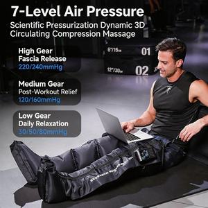 Botas de Compresión de Aire para Recuperación Deportiva, Masajeador de Piernas Post-Entrenamiento, Estimula la Circulación Sanguínea para la Recuperación Muscular de Atletas - Product Image 1