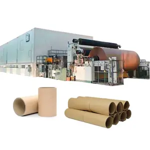 Papierfabrik 3200mm Voll papier recycling linie Kraft papier recycling maschine Preis