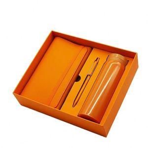 Set de Regalo Corporativo de Lujo con Logotipo Personalizado, Cuaderno de Acero Inoxidable, Bolígrafo Metálico, Termo, Impresión Tipográfica, Regalo Personalizado - Product Image 2