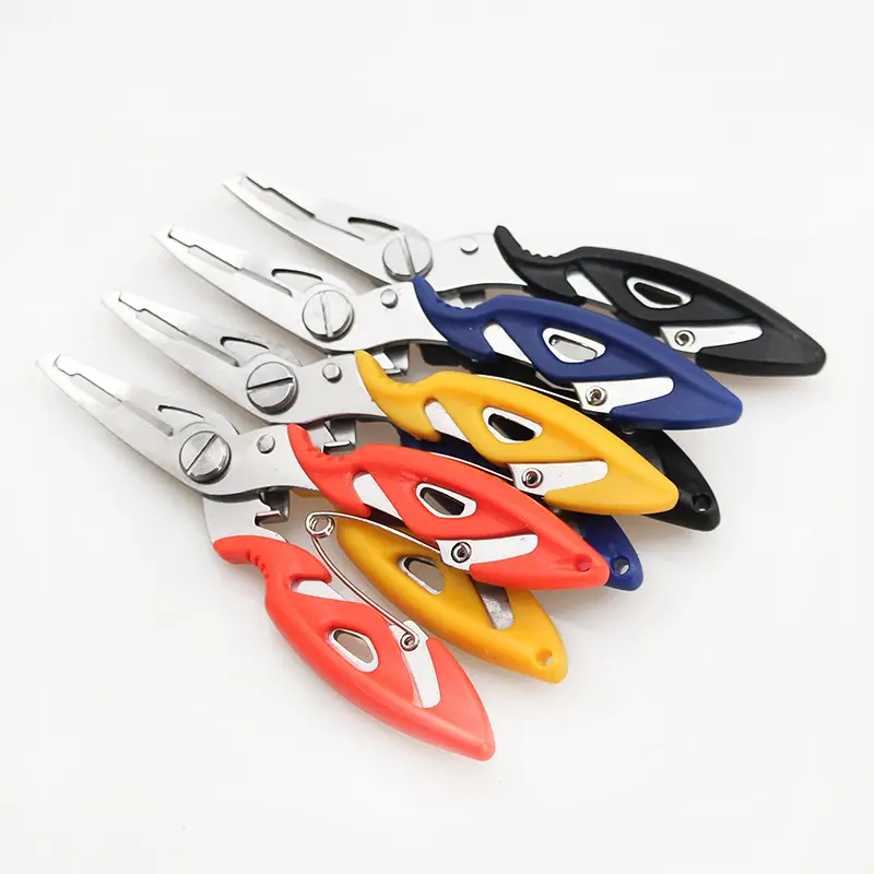 Fishing Scissor Braid Line Lure Cutter Hook Remover Tackle Tool Cutting Fish Use Scissors Fishing Pliers