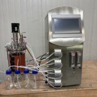 Fermenteur de laboratoire bioréacteur de laboratoire Ruiyuan 7L pour microorganisme de levure bactérienne avec 2 débitmètre