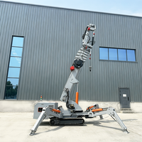 Mini-grue araignée électrique diesel 3t avec télécommande