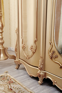 Factory Direct Supply Lowest Price Wooden <strong>Bedroom</strong> Decor <strong>Bedroom</strong> <strong>Accessories</strong> 4 Door Wardrobe GD15.2 - Product Image 2