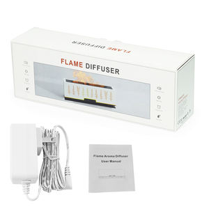 Humidificateur à ultrasons intelligent <span class=keywords><strong>LFLF</strong></span>, mini, portable, USB, avec effet de flamme LED bicolore, diffuseur d'huiles aromatiques, 200 ml, pour hôtel, extérieur, télécommande - Product Image 6