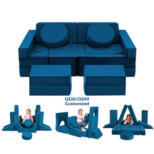 मॉडुलर बच्चों के सोफे, बच्चों के सोफे, बेडरूम के लिए सोफे, बेबी सोफा सीट सेशनल सोफे, प्लेरूम बेडरूम के लिए बहुमुखी बच्चों का सोफा - Product Image 1