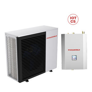 Pool World pompe à chaleur warmhouse R32 EVI dc inverter source d'air split système pompe à chaleur - Product Image 5