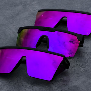 재고 Lmamba 도매 ANSI Z87 안전 선글라스 패션 스퀘어 대형 프레임 낚시 안전 스포츠 선글라스 남성 여성 - Product Image 3