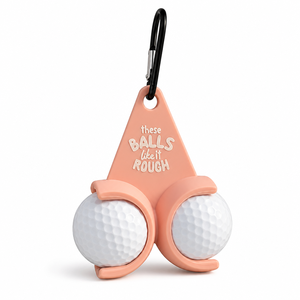 Divertido Llavero Porta Pelotas de Golf de Silicona, Regalo Broma para Hombres Golfistas, Accesorios, Bolsa Colgante Doble para Pelotas - Product Image 1