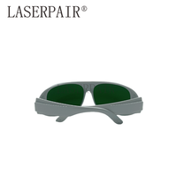 Lunettes de sécurité laser à fibre industrielle 800-1100 nm OD7+ haute puissance pour soudeuse laser portative