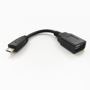Chất Lượng Cao Micro 5P Nam Để <span class=keywords><strong>USB</strong></span> Nữ Cáp Dữ Liệu <span class=keywords><strong>OTG</strong></span> Adapter Cable - Product Image 2