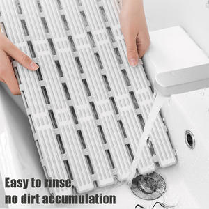 <span class=keywords><strong>Tapis</strong></span> de <span class=keywords><strong>douche</strong></span> résistant à la <span class=keywords><strong>moisissure</strong></span> <span class=keywords><strong>tapis</strong></span> de baignoire avec ventouses <span class=keywords><strong>tapis</strong></span> de baignoire en TPE <span class=keywords><strong>antidérapant</strong></span> pour la sécurité des enfants âgés - Product Image 5