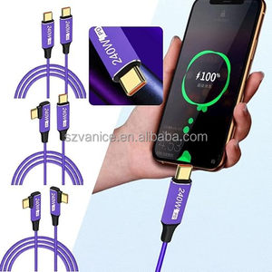 Codo <span class=keywords><strong>doble</strong></span> tipo <span class=keywords><strong>C</strong></span> a tipo <span class=keywords><strong>C</strong></span> PD 240W línea de carga rápida 1M teléfono Cabos <span class=keywords><strong>USB</strong></span>-<span class=keywords><strong>c</strong></span> <span class=keywords><strong>Cable</strong></span> Para Celular Kabel Data Cabo 100W <span class=keywords><strong>Cable</strong></span> DE LA <span class=keywords><strong>USB</strong></span>-<span class=keywords><strong>C</strong></span> - Product Image 6