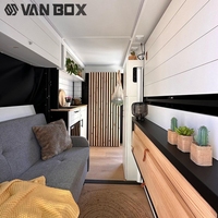 Camping-Car Fourgon Aménagé Luxe 2024 Meilleure Vente Chaude Kit Caravane VR Camping-Car pour 3 Personnes Compact Économique Maison Mobile
