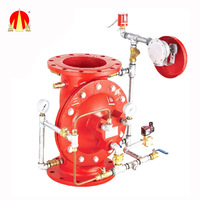 Vanne d'alarme humide (fer ductile) pour équipement de lutte contre l'incendie, réservoir de mousse avec système d'incendie à jet d'eau pour la protection incendie