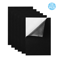 Rouleau de moquette auto-adhésive noire extensible dans les quatre sens pour l'intérieur des fourgons |   Matériaux de rembourrage et de garniture |   Largeur personnalisée OEM