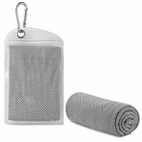 Serviette de sport portable rafraîchissante, écologique, respirante, personnalisée, à séchage rapide, légère, avec bords renforcés