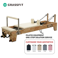 GRASSFIT Cadillac en bois de caoutchouc personnalisé pour Pilates, équipement de musculation, machine de yoga, lit d'entraînement commercial avec boîte