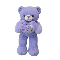 Ours en peluche personnalisé avec logo, sucette en forme de cœur, lapin en peluche de haute qualité pour la Saint-Valentin et les anniversaires – Vente en gros
