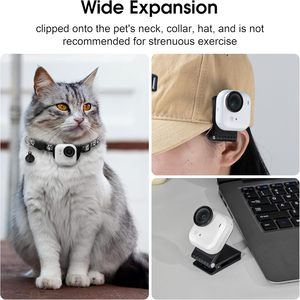 Adaptateur de montage magnétique réglable STARTRC Go Ultra pour sac à dos Insta360, clip pivotant à dégagement rapide pour accessoires Insta360 Go Ultra - Product Image 6